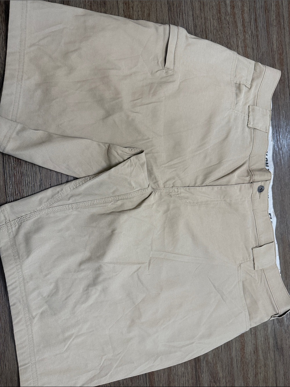 Big and Tall,Duluth Trading Co Beige Chino Shorts